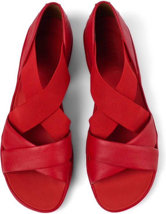 Camper Right Nina leren sandalen Rood