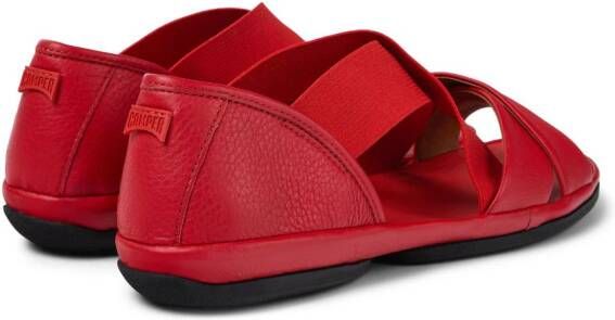 Camper Right Nina leren sandalen Rood