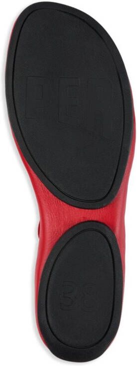 Camper Right Nina leren sandalen Rood