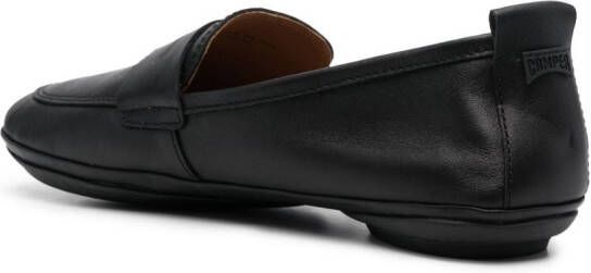 Camper Right Nina leren loafers Zwart