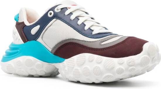 Camper Sneakers met colourblocking Blauw