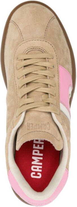 Camper Sneakers met leren vlak Beige