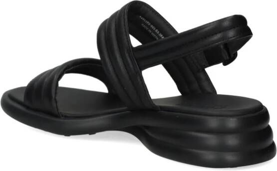 Camper Spiro leren sandalen Zwart