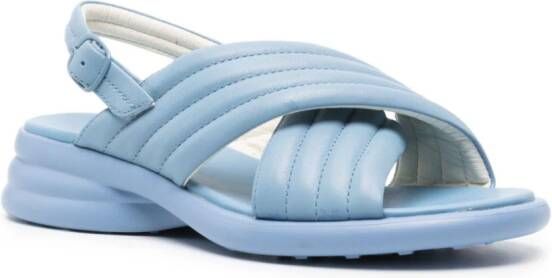 Camper Spiro gewatteerde slingback sandalen Blauw