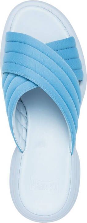 Camper Spiro sandalen met kruisbandjes Blauw