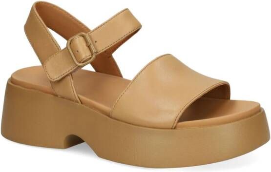 Camper Tasha leren sandalen Bruin