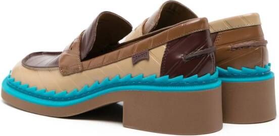 Camper Taylor leren loafers Bruin