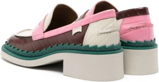 Camper Taylor leren loafers Zwart - Foto 6