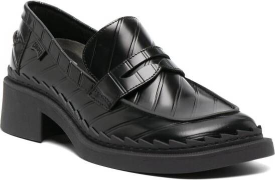 Camper Taylor leren loafers Zwart - Foto 9