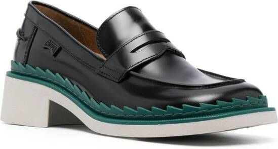 Camper Taylor leren loafers Zwart