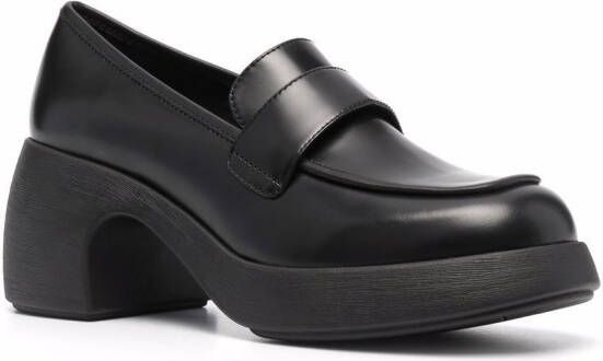 Camper 65 mm Thelma loafers met hak Zwart