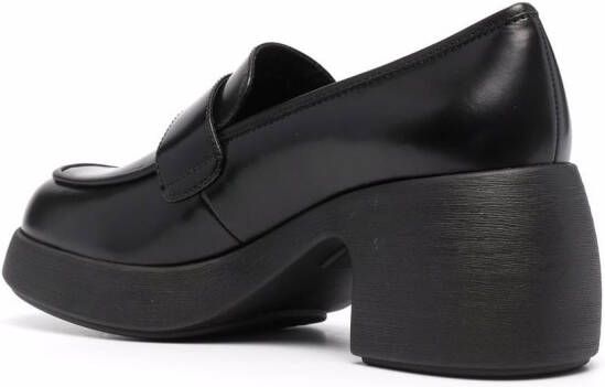 Camper 65 mm Thelma loafers met hak Zwart