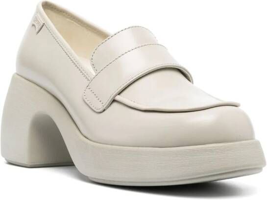 Camper 65 mm Thelma loafers met hak Zwart - Foto 2