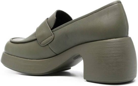 Camper Thelma leren loafers Groen