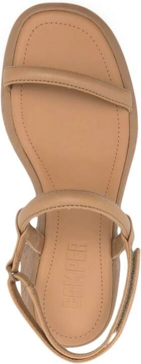 Camper Thelma leren sandalen Beige