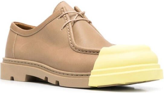 Camper Tweekleurige loafers Beige