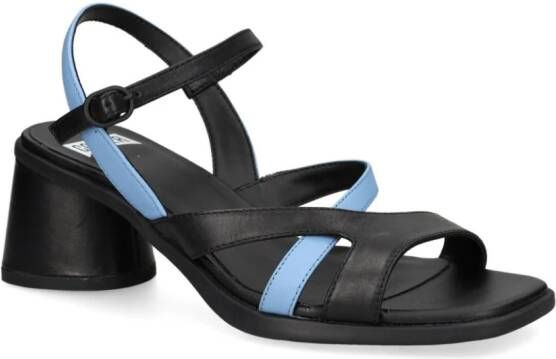 Camper Twins leren sandalen Zwart