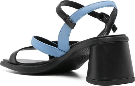 Camper Twins leren sandalen Zwart