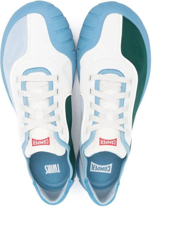 Camper Twins sneakers met colourblocking Blauw