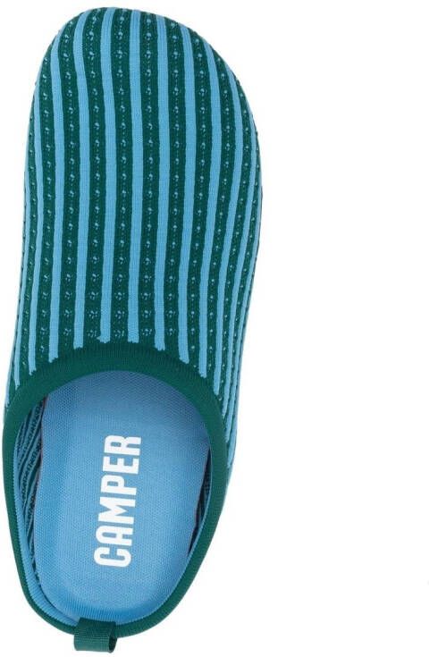 Camper Wabi geribbelde slippers Blauw