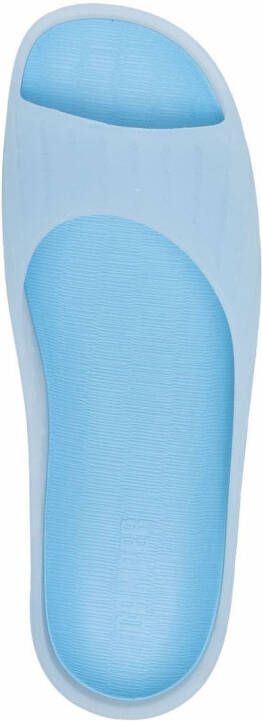 Camper Wabi slippers met open neus Blauw