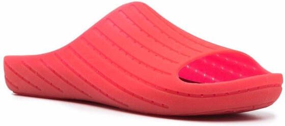 Camper Wabi slippers met open neus Rood