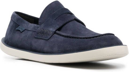 Camper Wagon suède loafers Blauw