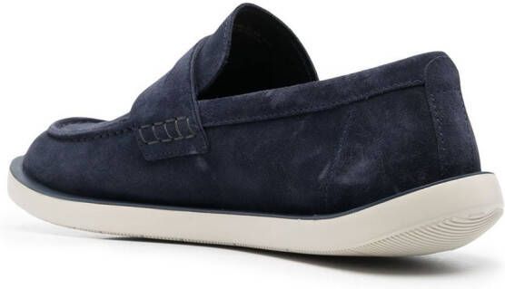 Camper Wagon suède loafers Blauw