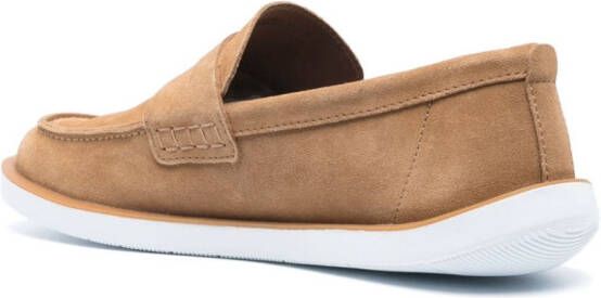 Camper Wagon suède loafers Bruin