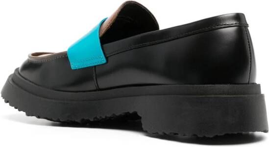 Camper Walden loafers met logo patch Zwart