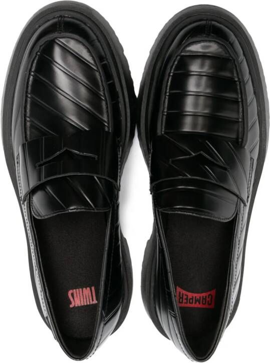 Camper Walden leren loafers Zwart - Foto 4