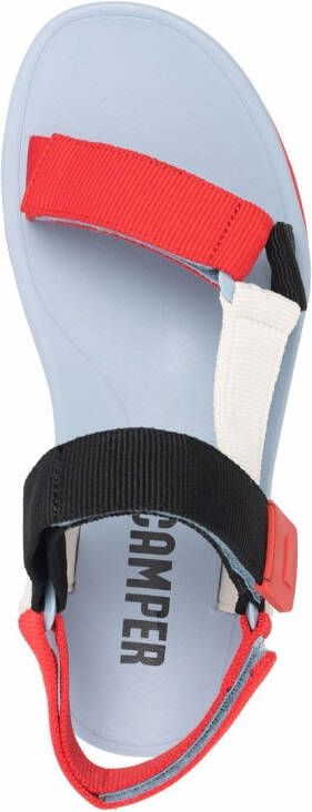 Camper x SailGP Match sandalen met klittenband Rood