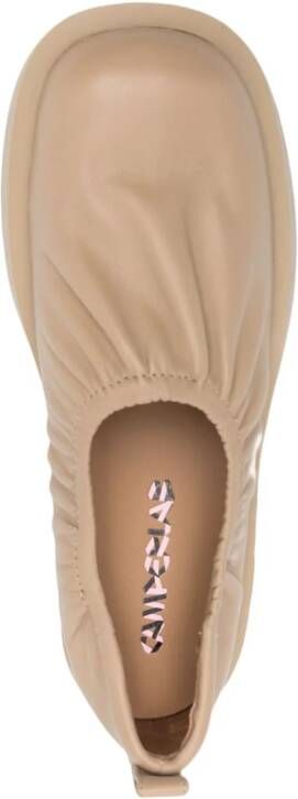 CamperLab Mil 1978 leren loafers Beige