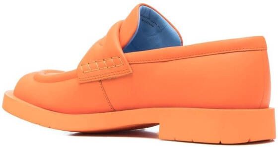 CamperLab 1978 loafers met vierkante neus Oranje