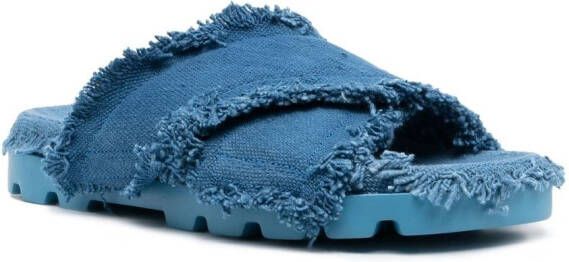 CamperLab Brutus sandalen met franje Blauw