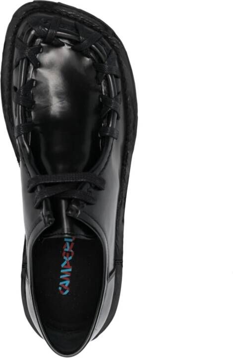 CamperLab Eki leren derby schoenen Zwart