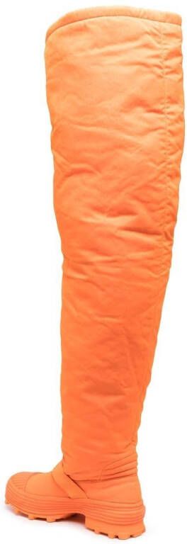 CamperLab Gewatteerde knielaarzen Oranje
