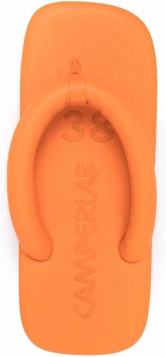 CamperLab Hastalavista chunky teenslippers Oranje