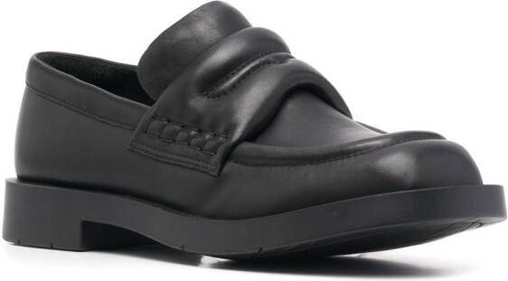 CamperLab Loafers met ronde neus Zwart