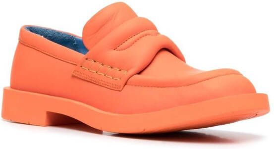 CamperLab Loafers met vierkante neus Oranje