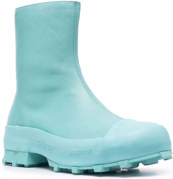 CamperLab Traktori enkellaarzen met rits Blauw