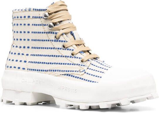 CamperLab Traktori enkellaarzen in sneakerstijl Beige