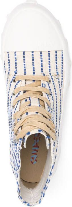 CamperLab Traktori enkellaarzen in sneakerstijl Beige