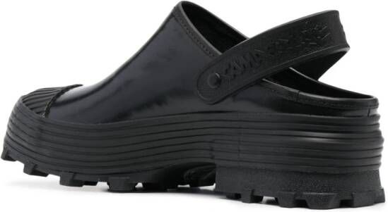 CamperLab Traktori loafers met open achterkant Zwart