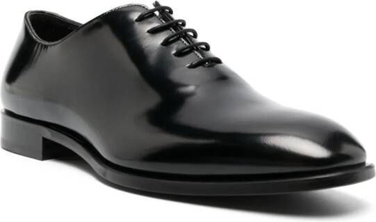Canali Oxford lakleren schoenen Zwart