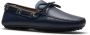 Car Shoe Driving leren loafers Blauw - Thumbnail 2