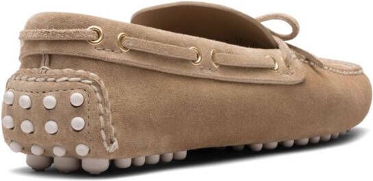 Car Shoe Driving suède loafers Beige