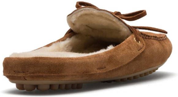 Car Shoe Suède slippers Bruin