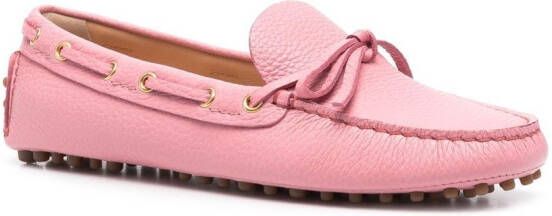 Car Shoe Leren loafers Roze