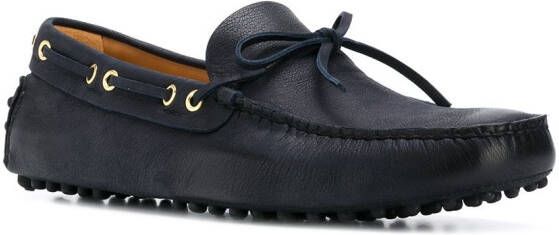 Car Shoe Loafers Blauw